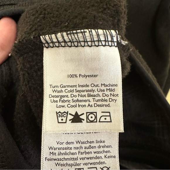 Eddie Bauer Radiator Button Front High Neck Field Jacket Women XL Black - Picture 4 of 5